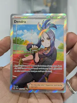 Pokemon Card 2023 Trainer DENDRA Ultra Rare Full Art 250/193 Paldea Evolved - Image 1