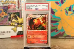 TYPHLOSION (PRIME) HOLO #HGSS09 2010 POKEMON HEARTGOLD & SOULSILVER PROMO PSA 7 - Image 1