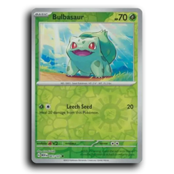 Bulbasaur 001/165 Common 151 Pokemon Reverse Holo NM - Image 1