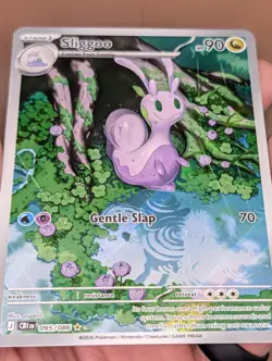 2026 Pokemon Mega Evolution Chaos Rising Sliggoo Illustration Rare #095/086 - Image 1