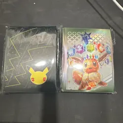 Pokemon - 25th Celebrations & eevee Prismatic Sleeves - Image 1