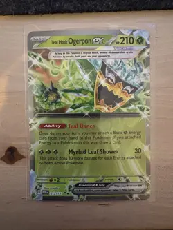Pokemon - Teal Mask Ogerpon ex - Double Rare SV: Prismatic Evolutions 012/131 NM - Image 1
