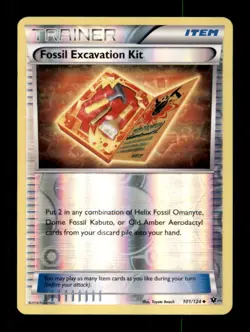 FOSSIL EXCAVATION KIT 101/124 UC FATES COLLIDE POKEMON REVERSE HOLO LP - Image 1