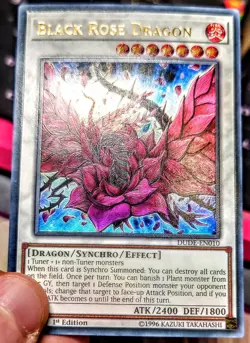 Yu-Gi-Oh! Ultimate Rare Style Black Rose Dragon - Image 1