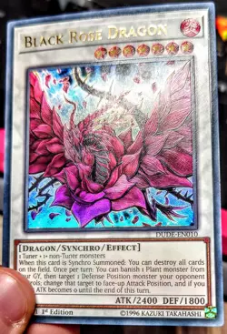 Yu-Gi-Oh! Ultimate Rare Style Black Rose Dragon - Image 3