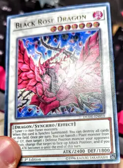 Yu-Gi-Oh! Ultimate Rare Style Black Rose Dragon - Image 4