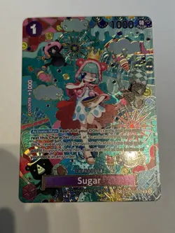 Bandai One Piece CCG Sugar SP OP10-065 Rare Alternate Art Foil English - Image 1