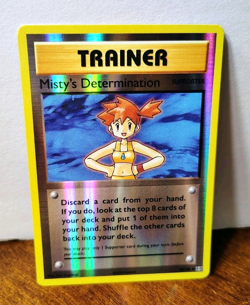 POKEMON MISTY'S DETERMINATION 80/108 REVERSE HOLO XY EVOLUTIONS NM NEAR MINT - Image 1