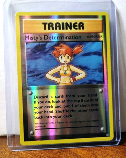 POKEMON MISTY'S DETERMINATION 80/108 REVERSE HOLO XY EVOLUTIONS NM NEAR MINT - Image 5