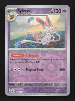Sylveon 040/131 Holo Rare SV: Prismatic Evolutions Pokemon Reverse Holo NM - Image 1
