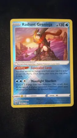 Pokemon Radiant Greninja 046/189 Astral Radiance - Image 1
