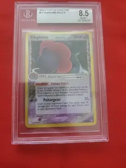 Pokemon: Vileplume #17/110 EX 2006 Holon Phantoms Holo - Vintage BGS 8.5 - D69 - Image 3