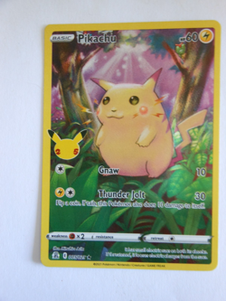 121aPK05 - Pikachu- 5/25 - Pokemon Celebration - Rare Holo = - Image 1