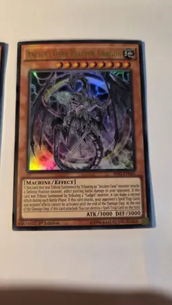 3x) Ancient Gear Reactor Dragon SR03 EN001 *NM* 1st Edition Ultra Rare Yugioh! - Image 2