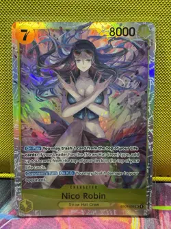 One Piece CCG Nico Robin Foil Character EB03-055 Cost 7 8000 Power Card - Image 1