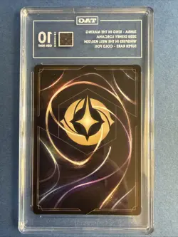 Simba King In The Making 20/204 Super Rare Cold Foil Lorcana TAG 10 Gem Mint - Image 2