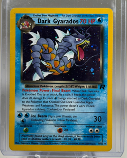Dark Gyarados Holo Rare Team Rocket 8/82 Pokemon Card - WOTC 1999 LP - Image 1