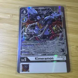 Digimon Card New Hero BT8-084 Super Rare Kimeramon - Image 1
