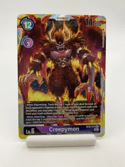 Digimon Card Game, Creepymon BT8-111 Foil Secret Rare English - Image 1