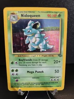 Wizards of the Coast Pokemon TCG Jungle Nidoqueen Holo Rare 7/64 1999 Eng 90HP - Image 1