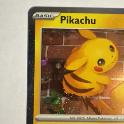 Pikachu 051/162 Temporal Forces - 2026 Pokemon Day Promo - Cosmos Holo NM - Image 2
