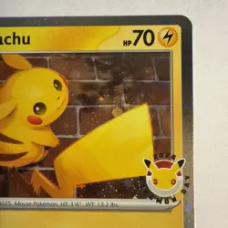 Pikachu 051/162 Temporal Forces - 2026 Pokemon Day Promo - Cosmos Holo NM - Image 3