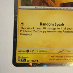 Pikachu 051/162 Temporal Forces - 2026 Pokemon Day Promo - Cosmos Holo NM - Image 5