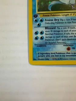 Articuno 2/62 | 1st Edition | Pokemon Fossil | Holo Rare LP - Image 4