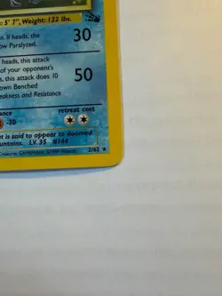 Articuno 2/62 | 1st Edition | Pokemon Fossil | Holo Rare LP - Image 5
