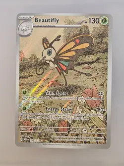 Beautifly 219/21 Illustration Rare - Pokemon TCG ASC Ascended Heroes English NM - Image 1