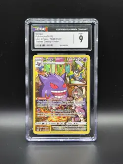 Pokemon Gengar CGC 9 TG06/TG30 Lost Origin Trainer Gallery - Image 1