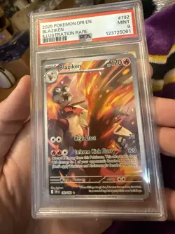 Blaziken Pokemon Scarlet & Violet Destined Rivals #192 Illustration Rare PSA 9 - Image 1
