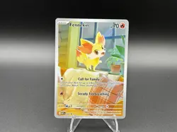 Fennekin #080 Pokemon Full Art Promo Chaos Rising - Image 1