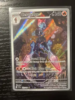 Pokemon TCG Ceruledge Surging Sparks Illustration Rare 197/191 - Image 1
