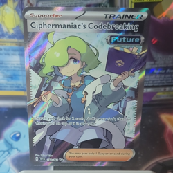 Pokemon Ciphermaniac's Codebreaking 198/162 SV05 Ultra Rare Full Art Holo Eng - Image 1