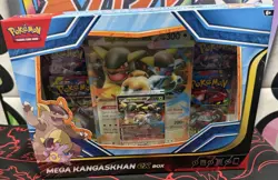 Pokemon TCG Mega Kangaskhan ex Box FACTORY SEALED NEW 4 BOOSTER PACKS! - Image 3
