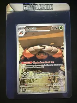Pokemon Crustle DRI 186/182 Illustration Rare Destined Rivals TCG IR NM - Image 5