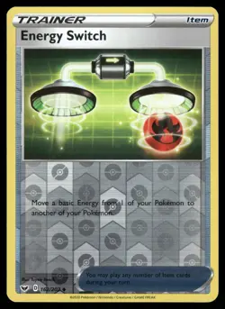 Energy Switch 162/202 Reverse Holo Uncommon Sword & Shield Pokemon NM - Image 1