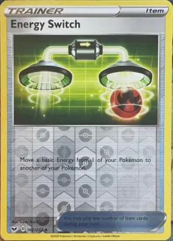 Energy Switch Reverse Holo - 162/202 - Sword & Shield Base Pokemon 2020 - Image 1