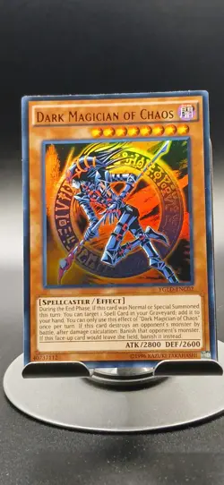 Yugioh Dark Magician of Chaos YGLD-ENC02 Ultra Rare NM - Image 1