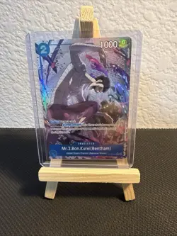 Mr.2.Bon.Kurei(Bentham) Alternate Art OP16-055 The Time of Battle FOIL One Piece - Image 1