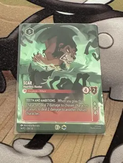 Disney Lorcana - Scar, Heartless Hunter (Store Championship Holofoil) - Image 1