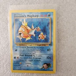2002 POKEMON GIOVANNI MAGIKARP 73/132 TRADING CARD - Image 1