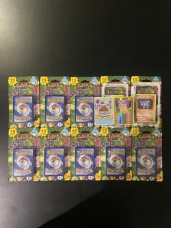 Lot of 8 Pokemon 2012 Promo Packs - 1 Pack: 15 Cards + 1 Promo Card. New/Sealed - Image 1