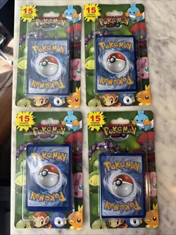 Pokemon Lot of (4) 15 Cards + Promo Possible Charizard NEW Total of 60 Cards - Image 1