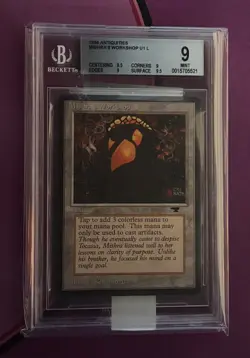 Mishra’s Workshop Antiquities BGS 9 QUAD++ MINT Magic The Gathering MTG - Image 1