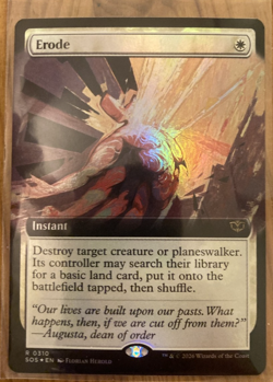 Erode X2 - FOIL BORDERLESS and REGULAR - Secrets of Strixhaven - Mtg - Image 2