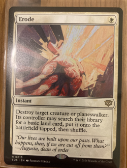 Erode X2 - FOIL BORDERLESS and REGULAR - Secrets of Strixhaven - Mtg - Image 3