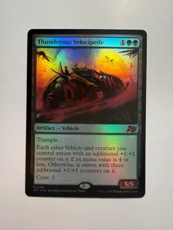 Thunderous Velocipede 183 MTG Aetherdrift Foil - Image 1