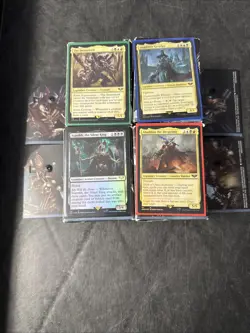 Magic The Gathering Warhammer 40k Commander Decks -All 4 Open, Sleeved, Complete - Image 1